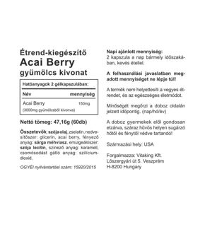 Acai Berry Extract - 60