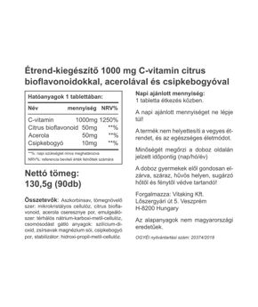 Vitamin C 1000mg + Biof. - 90