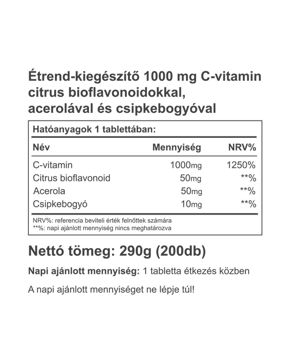 Vitamin C 1000mg + Biof. - 200