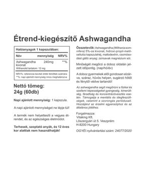 Ashwagandha Extract 240mg - 60