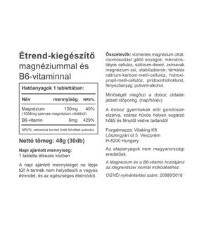 Magnesium Citrate + B6 - 30