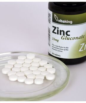 Zinc Gluconate 25 Mg Vitaking - 90