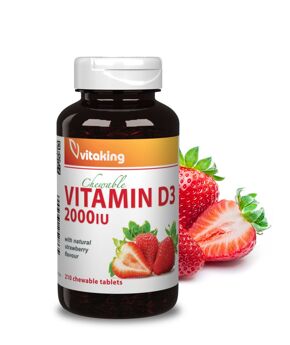 Strawberry D3-Vitamin 2000NE - 210