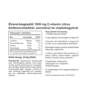 Vitamin C 1000mg + Biof. - 30