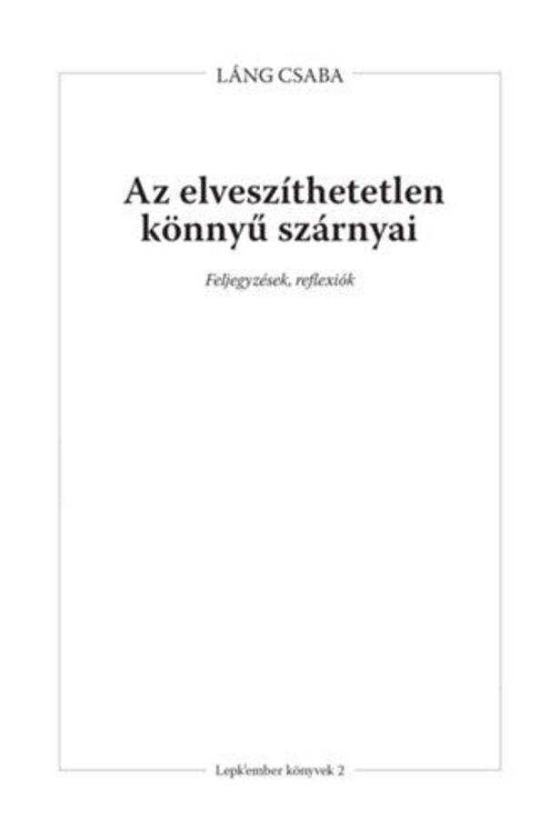 Az elveszíthetetlen könnyű szárnyai