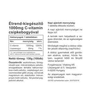 Vitamin C 1000mg - 100